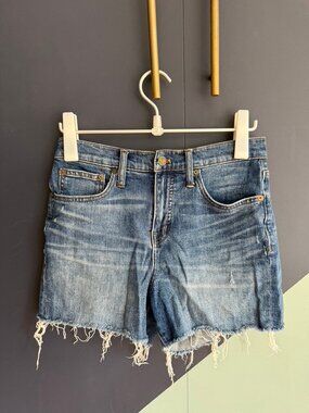 Madewell High Rise Denim Cut-Off Shorts, Size 26